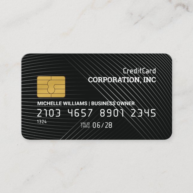 Credit Card | Lines (Front)