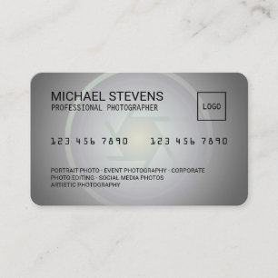 Credit card looks inspired photo service