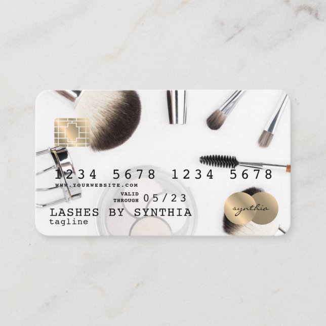 Credit Card Makeup Artist (Front)
