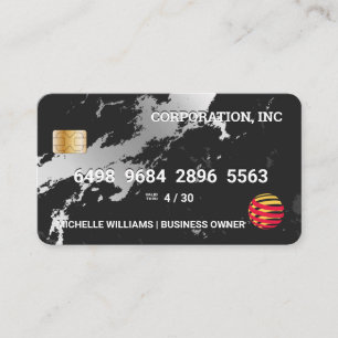 Credit Card   Metallic   Marble