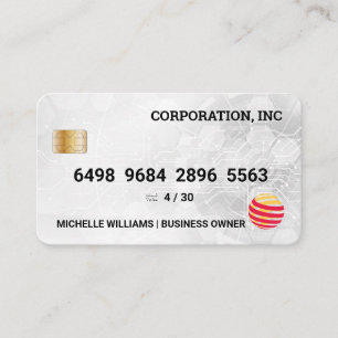 Credit Card   Modern Tech Background