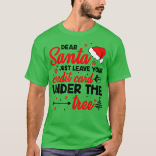 Credit Card Present Joke Humor Funny Smart Idea Ch T-Shirt