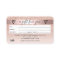 Credit card rose gold glitter ombre gift card