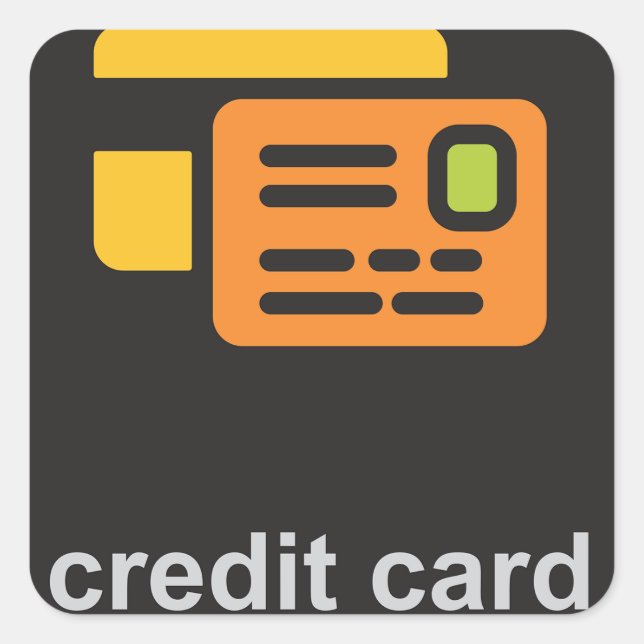 Credit Card Stickers (Front)