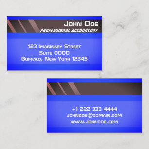 "Credit Card Style Business Card No.5"