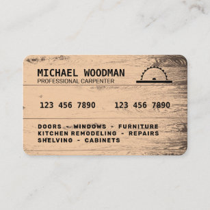 Credit card style faux wood 