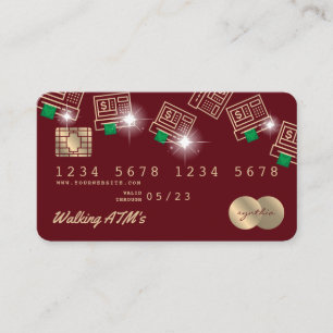 Credit Card Styled ATM money cash