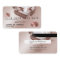 Credit Card Styled Rose Gold Long Lash thorn paper