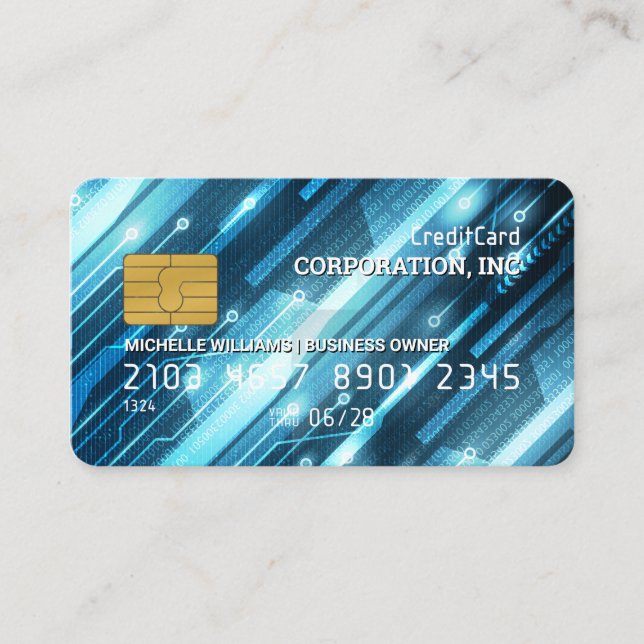 Credit Card | Technology Background (Front)