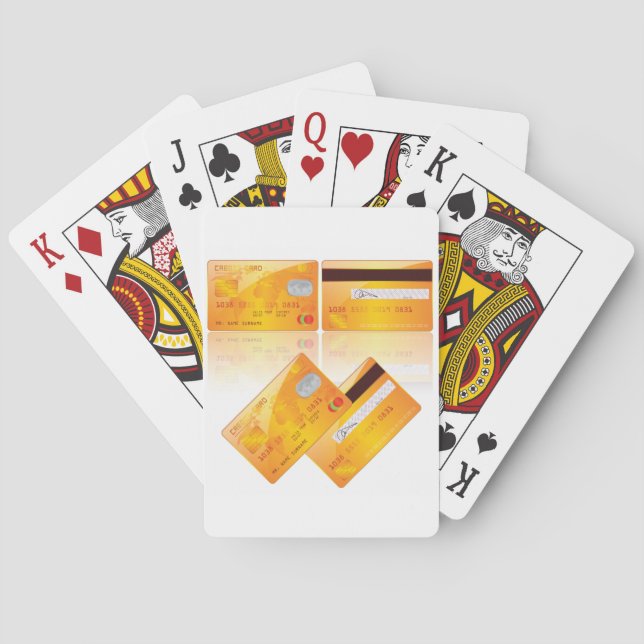Credit Cards Playing Cards (Back)