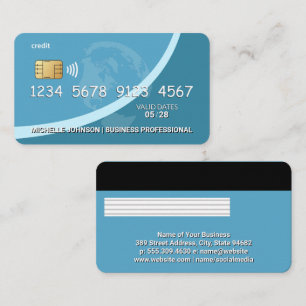 Credit   Debit Card   Blue   Global
