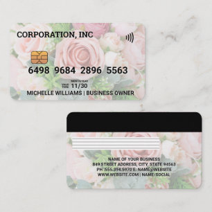 Credit   Debit Card   Flower Arrangement 