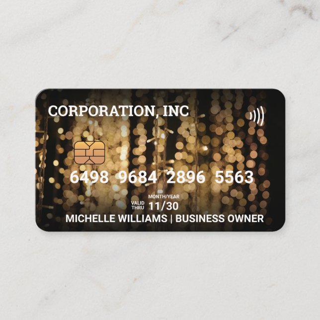 Credit | Debit Card | Hanging Lights (Front)