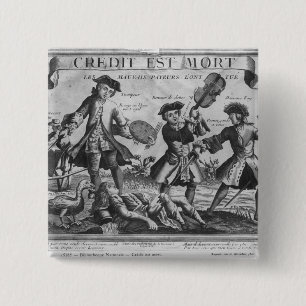 Credit is dead, the bad debtors have killed it' 15 cm square badge