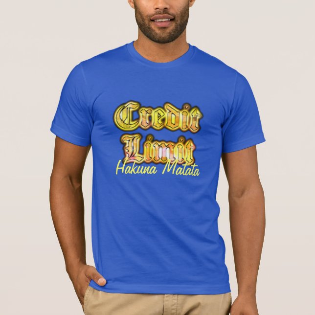 Credit Limit Designer TShirts (Front)