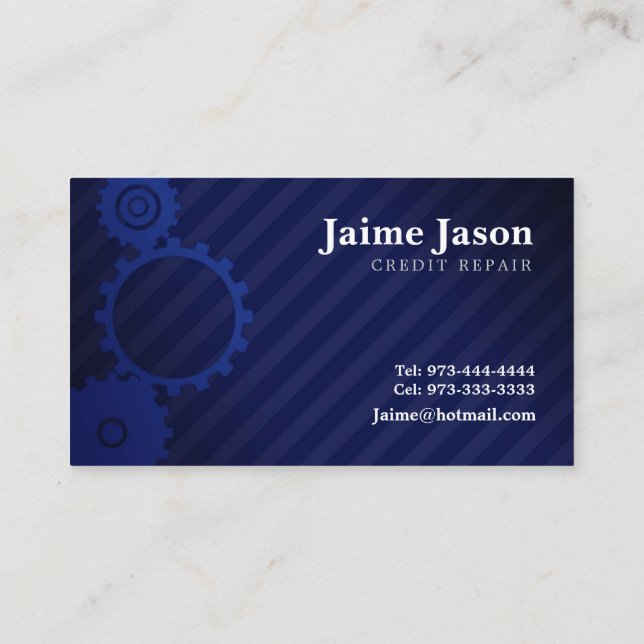 Credit Repair Business Cards (Back)