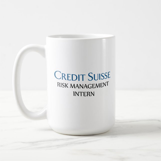 Credit Suisse Risk Management Intern Coffee Mug (Left)