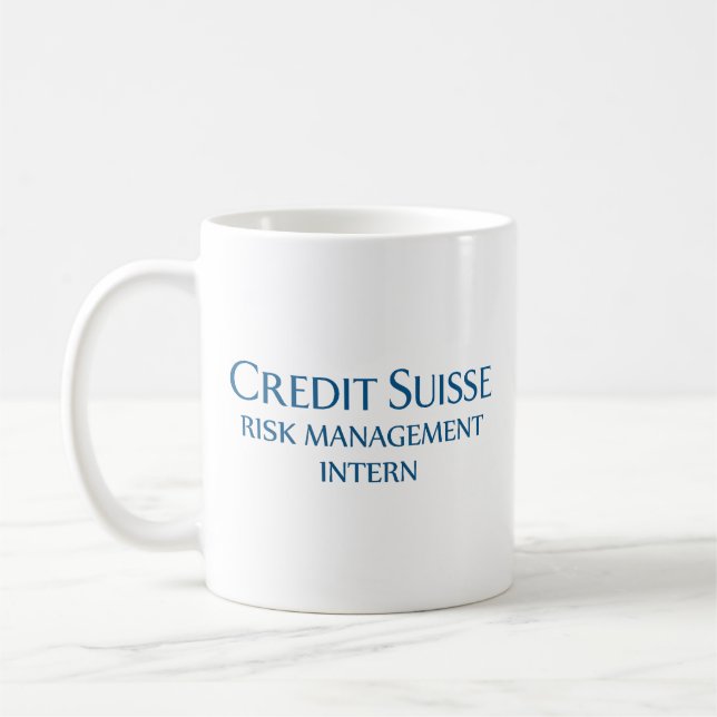Credit Suisse Risk Management Intern Coffee Mug (Left)