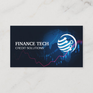Credit Union Fin Tech Business Card