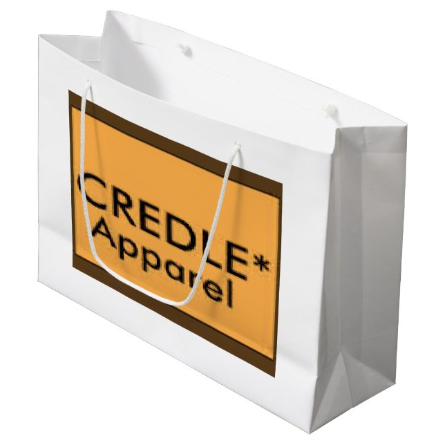 Credle Large Glossy Gift Bag (Front Angled)