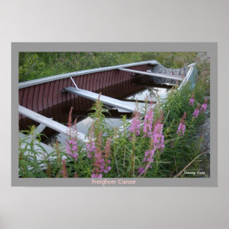 Cree Freighter Canoe - Chisasibi Québec  Poster