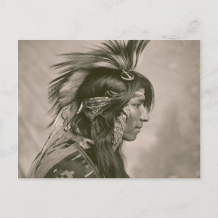 Cree Indian Postcard