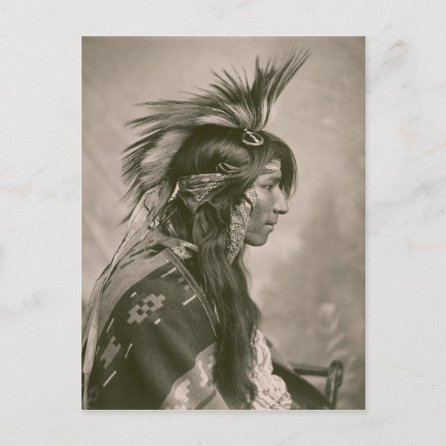Cree Indian Postcard (Front)