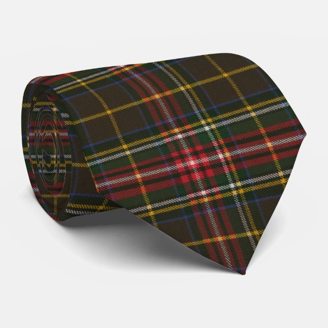 Cree Modern Original Scottish Clan Tartan  Tie (Rolled)