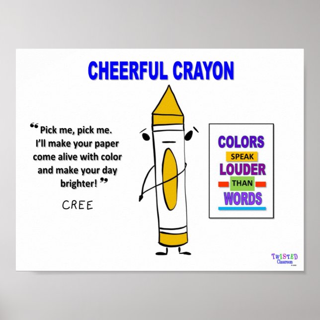 Cree the Crayon Poster (Front)