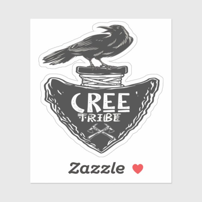 Cree tribe - Native American Raven Spirit (Sheet)