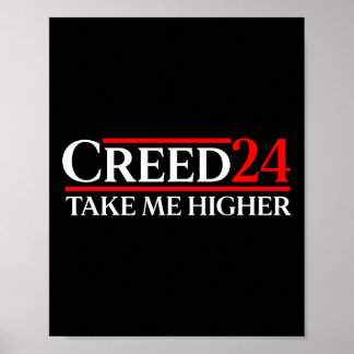 Creed 24 Take Me Higher Flag Usa America  Poster