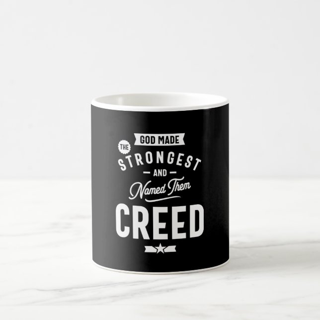 Creed Personalised Name Birthday Gift Coffee Mug (Center)