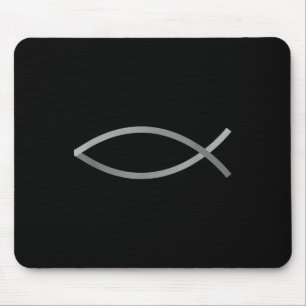 Creed With Style Jesus Fish Christian Symbol Mouse Mat