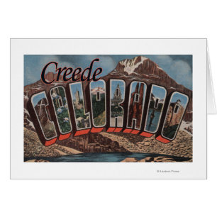 Creede, Colorado - Large Letter Scenes