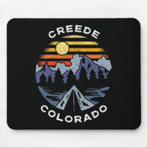 Creede Colorado Mountains Vacation Camping Souveni Mouse Mat
