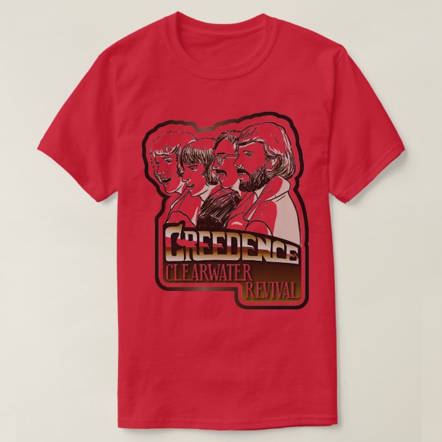 Creedence Clearwater Revival 3 TShirt (Design Front)