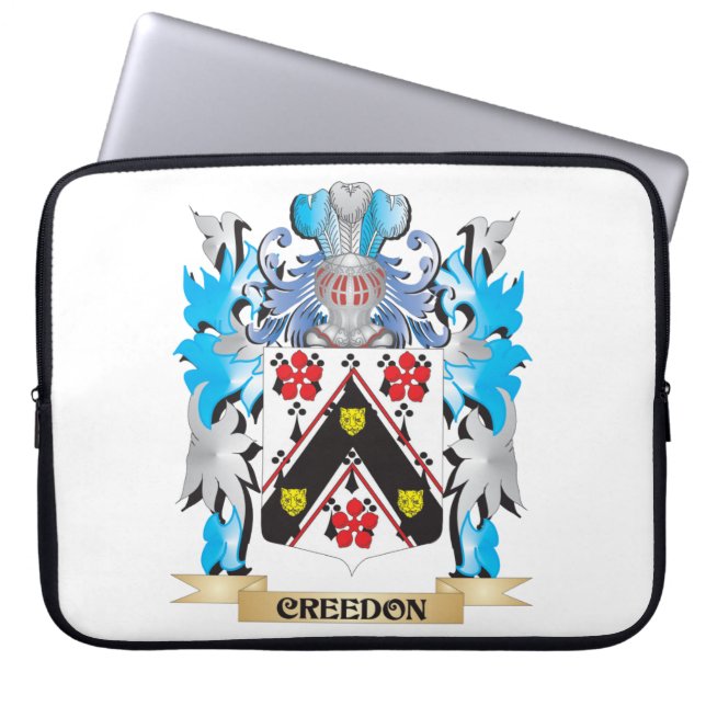 Creedon Coat of Arms - Family Crest Laptop Sleeve (Front)