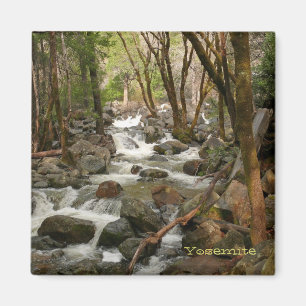 Creek at Bridal Veil Falls, Yosemite Magnet