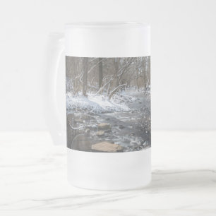 Creek At Sequiota Frosted Glass Beer Mug