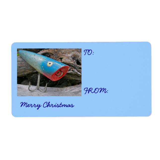 Creek Chub Snook Plunker Lure Gift Label (Front)