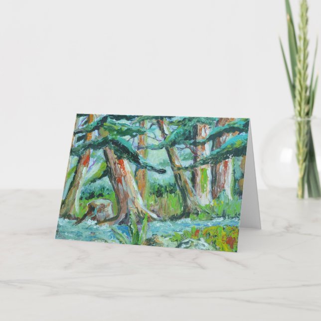 Creek in the woods card (Front)