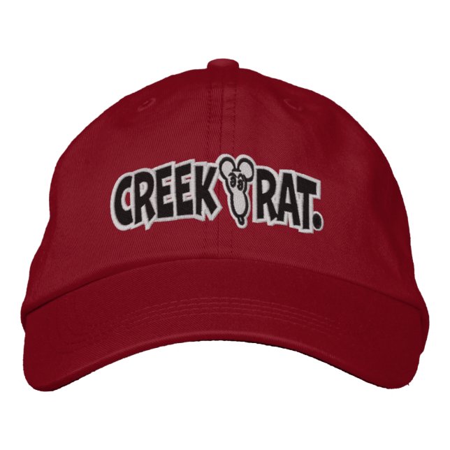 Creek Rat | Creekrat Cartoons Ball Cap (Front)