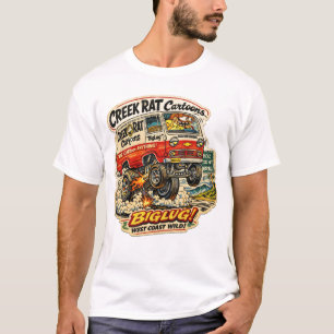 Creek Rat CreekRat Co. 2026 Cartoon Logo T-Shirt