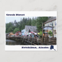 Creek Street in Ketchikan Alaska Travel Souvenir