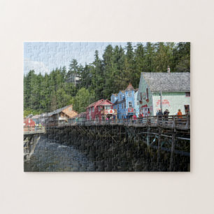 Creek Street in Ketchikan Jigsaw Puzzle