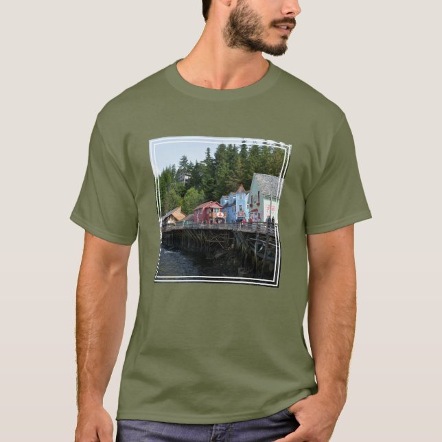 Creek Street in Ketchikan T-Shirt (Front)