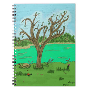 Creek with Tree Notebook