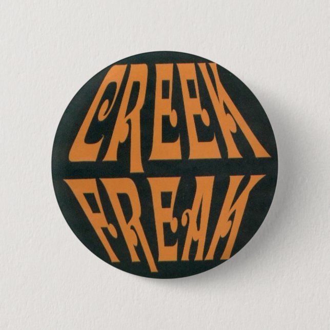 creekfreak 6 cm round badge (Front)