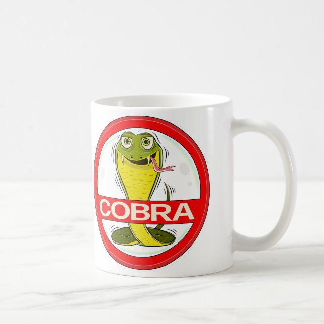 Creekrat Cartoon Studios Cobra Art Coffee Mug (Right)
