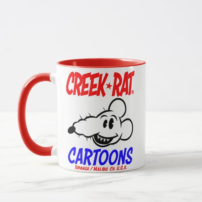 Creekrat Cartoon Studios - Creek Rat Mug (Left)